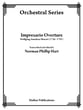 Impresario Overture Orchestra sheet music cover